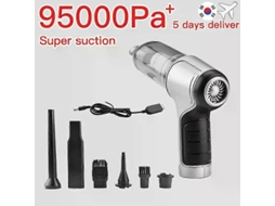 Aspirador De Pó Sem Fio Para Carro 95000pa, Aspirador De Pó Úmido E Seco, Portátil, Sem Fio, Para Casa, Carro, Uso Duplo, 3 Em 1, Aquaforge