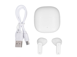 Auriculares Bluetooth com tradutor, 74 idiomas, 4 modos, bateria longa, som estéreo, branco | S/MARCA