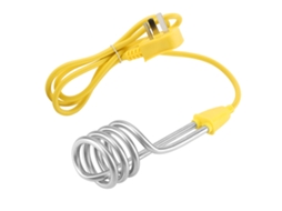 Aquecedor de Água Imersível Elétrico Tubo Espiral 1600w Aço Inoxidável para Casa Viagem