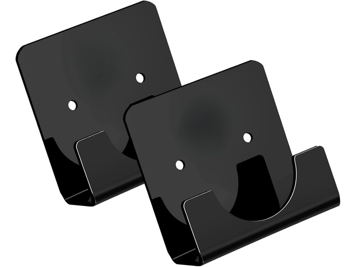 Conjunto De 2 Suportes Práticos Para Varão Cortina Chuveiro, Sem Necessidade De Furar A Parede, Feitos De Acrílico
