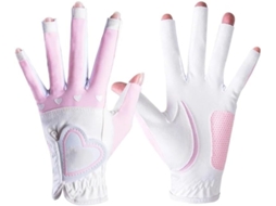 Luvas de Golfe Femininas, Antiderrapantes, Patchwork, Resistente ao Sol S/MARCA