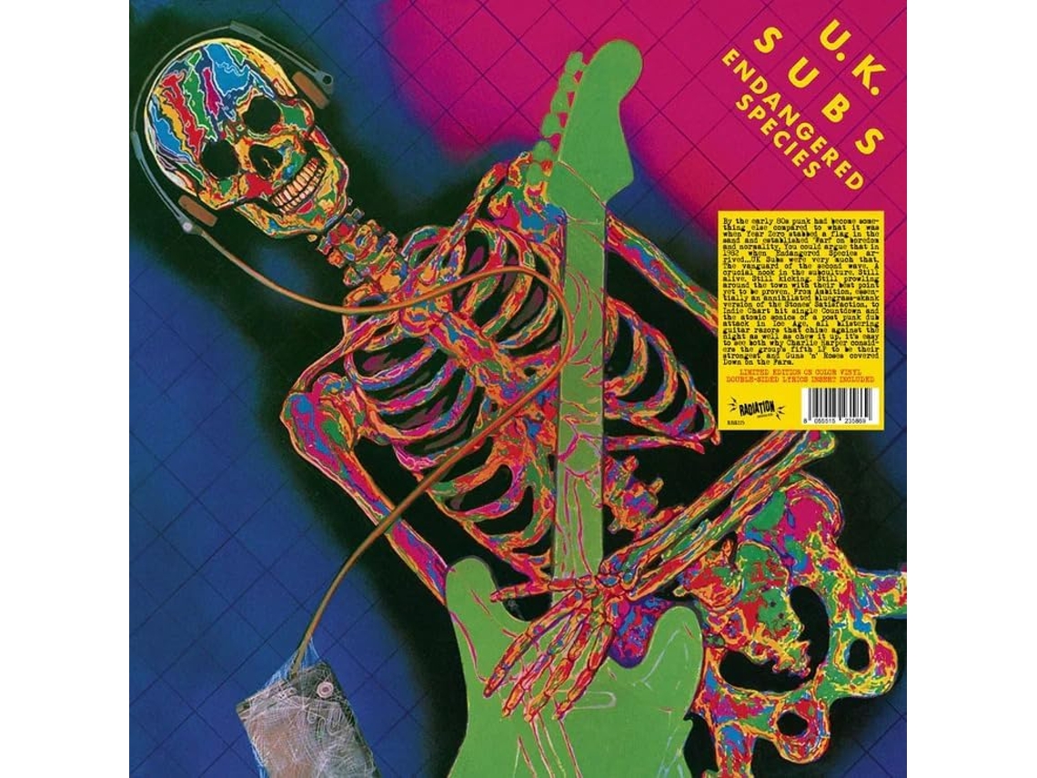 Uk Subs Endangered Species Vinil Rosa Edição Limitada Rsd 2024