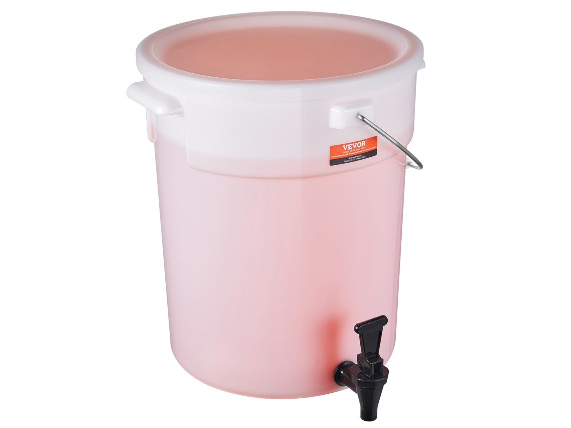 Dispensador de Bebidas VEVOR Distribuidor de Bebidas de 5 Galões para Festas de Plástico com Torneira