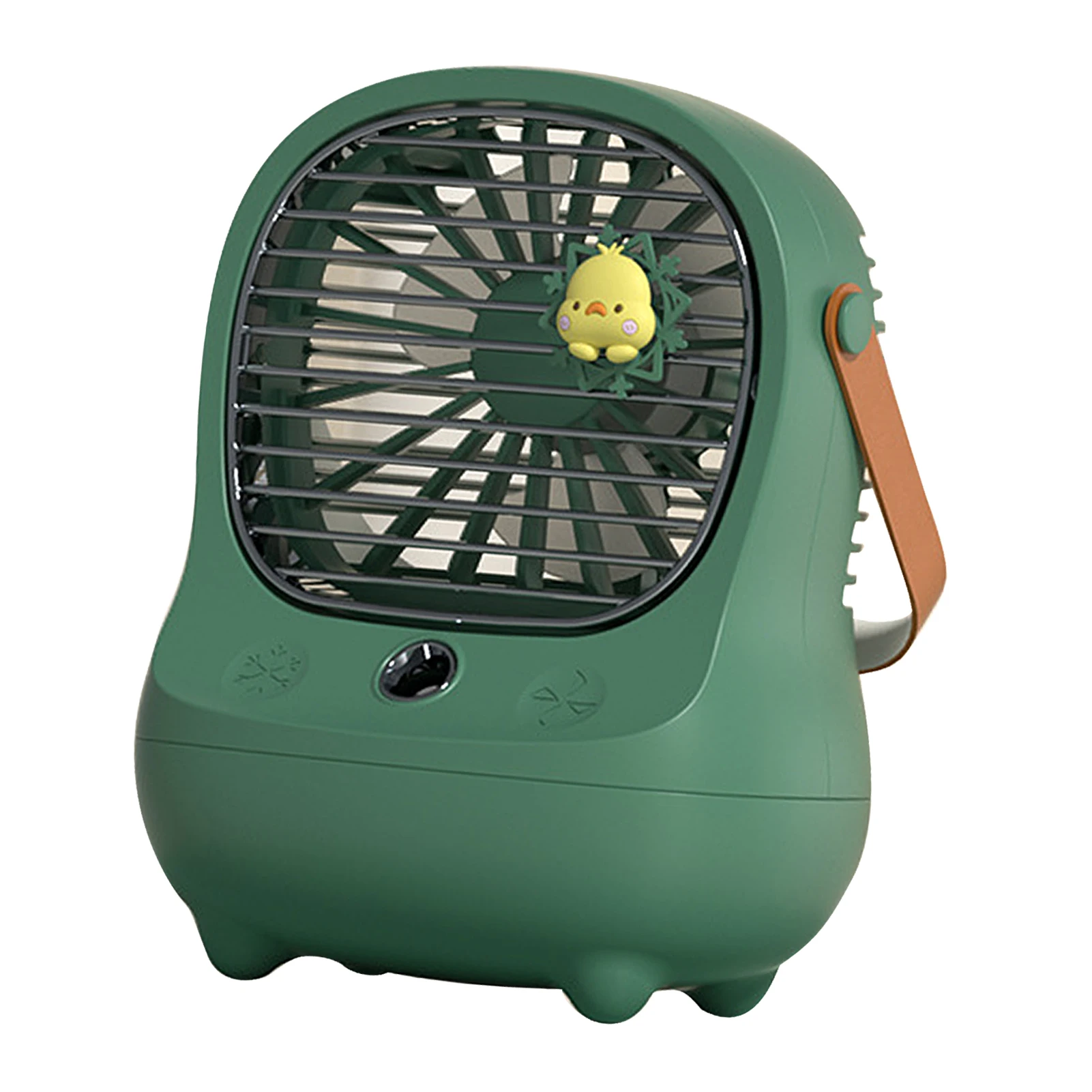 Ventilador de Mesa Elétrico com Spray e Carregamento Usb. MDUG (verde)