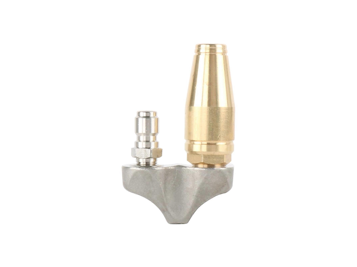 Jato De Esgoto Com Limpeza Reversa Turbo Para Prensa, 1/4 Ou 3/8 De Lavar