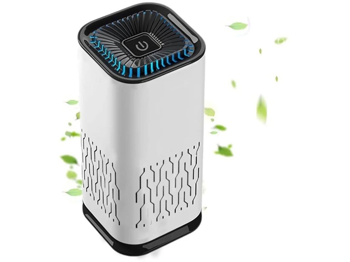 Mini Purificador De Ar Para Pets Antiodor De Urina Doméstica Yizhood Branco