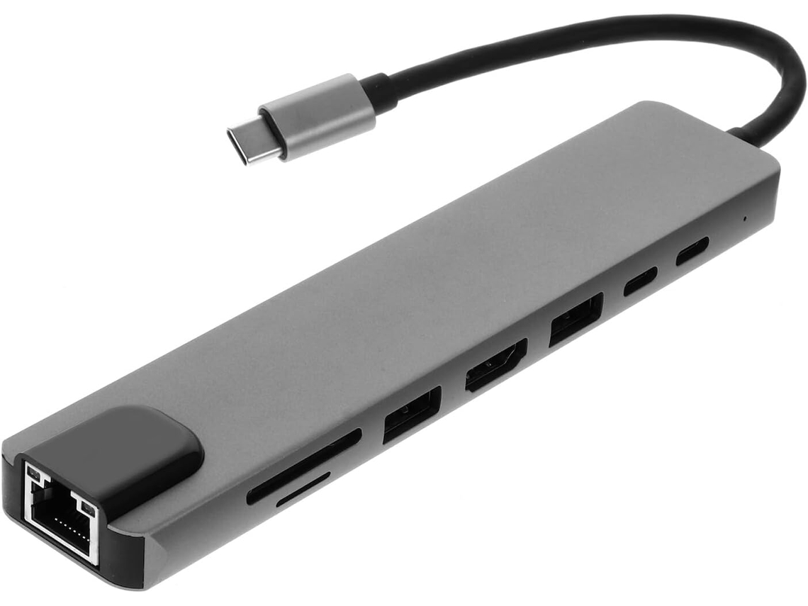 Estação De Acoplamento Tipo C Com Hub Usb Para Uso Em Laptops E No