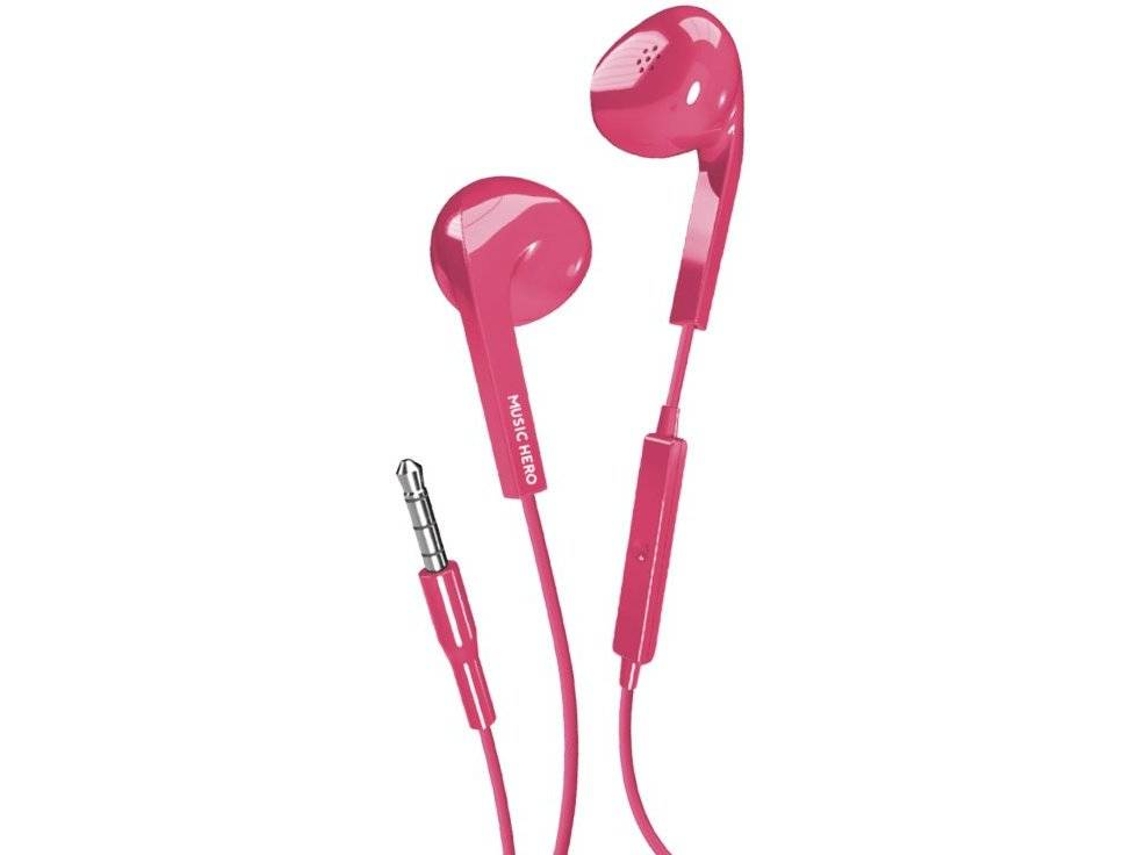 Auriculares com Fio SBS Prism (In Ear - Microfone - Rosa)