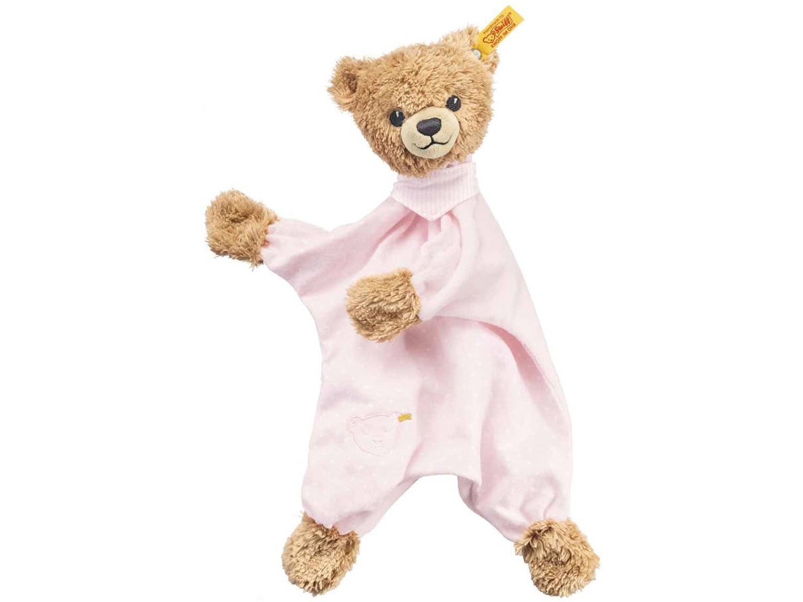 Peluche STEIFF Urso Castanho e Rosa