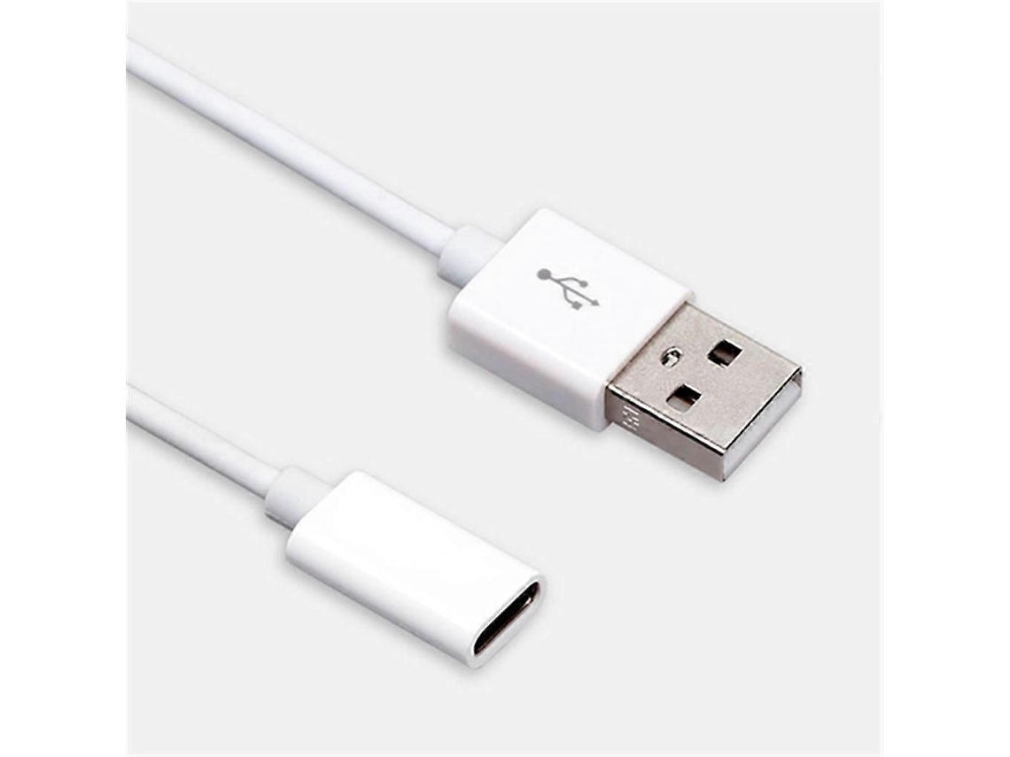 Usb 2.0 Tipo A Macho Para Usb 3.1 Tipo C Fêmea Para Huawei Freelace Fone De Ouvido Tipo C Ventilador / Leitor De Cartão / Cabo De Dados Branco