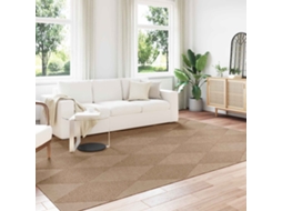Vidaxl Tapetes De Área Retangular Agira Natural 340 X 240 Cm Poliéster