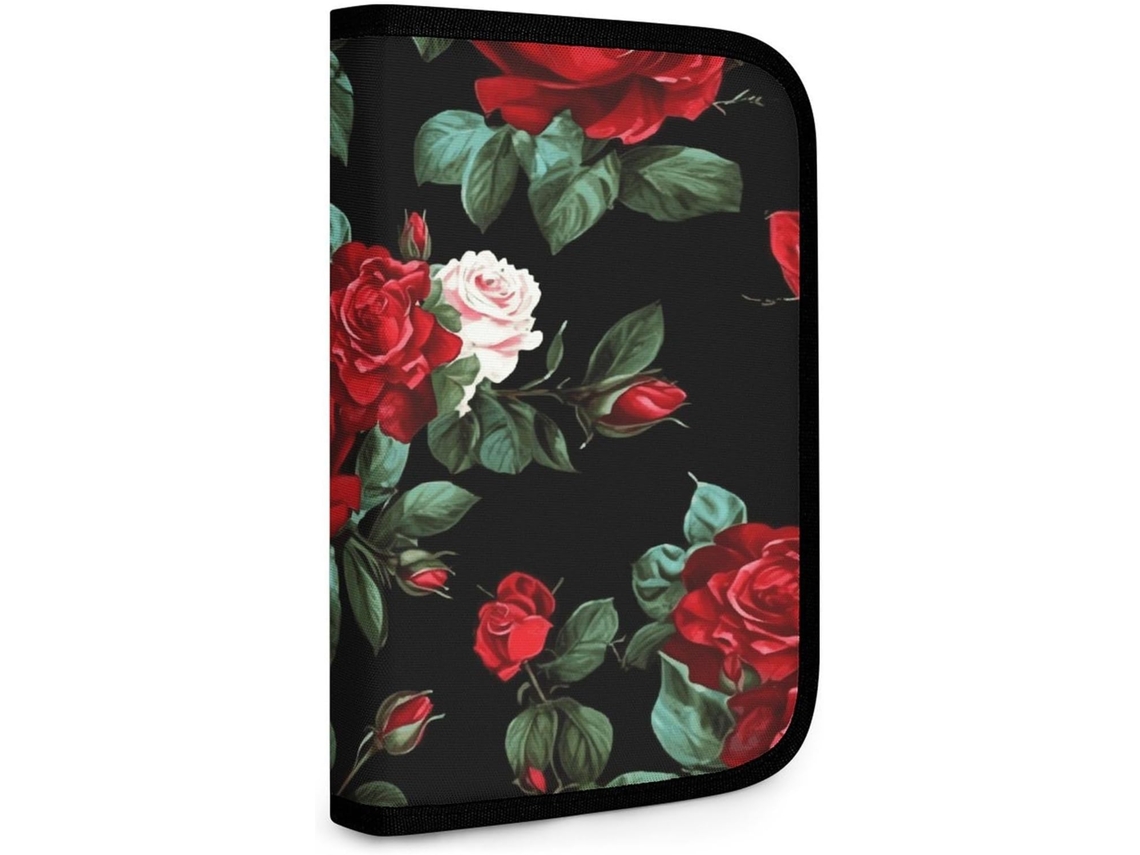 Bolsa Para Ferramentas Com Estampa De Rosas, Dobrável E Compacta, Multiuso, Com Zíper E Ideal Para Viagens