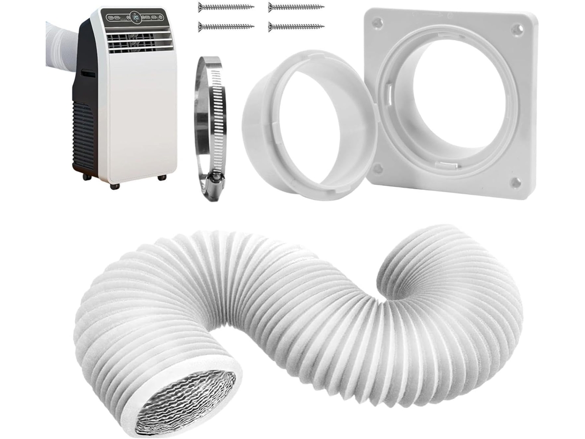 Kit De Ventilação Parede Para Ar Condicionado Portátil, Conector De Parede Para Ventilação Ar Condicionado, Conector De
