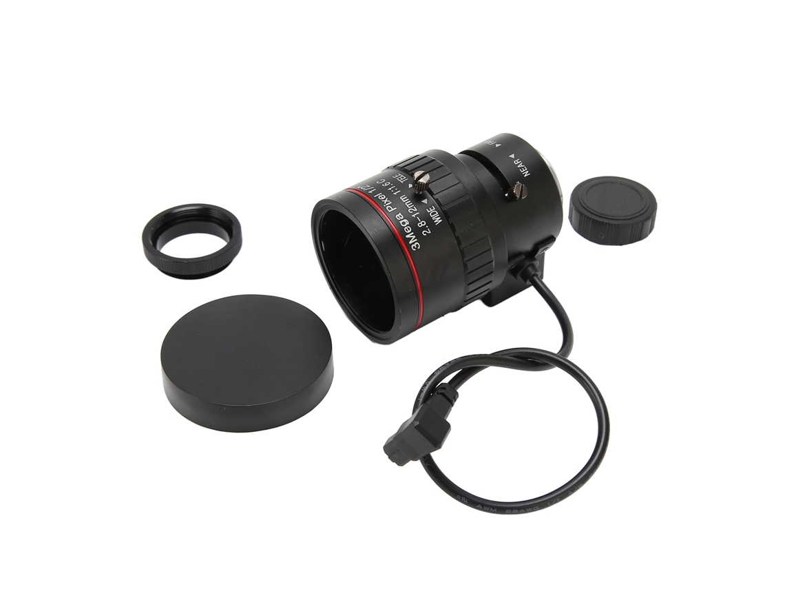Lente LAXISCREED C mount 2.8 12mm 3mp 1/2'' F1.6