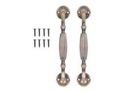 2 Conjuntos De Alças De Porta Antiga De Bronze Vintage Para Porta E Gaveta