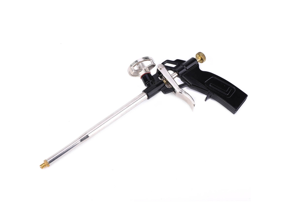 Pistola de espuma de PTFE de alumínio durável, ferramenta para enchimento e vedação de varandas, portas e janelas, 34 (l/min)