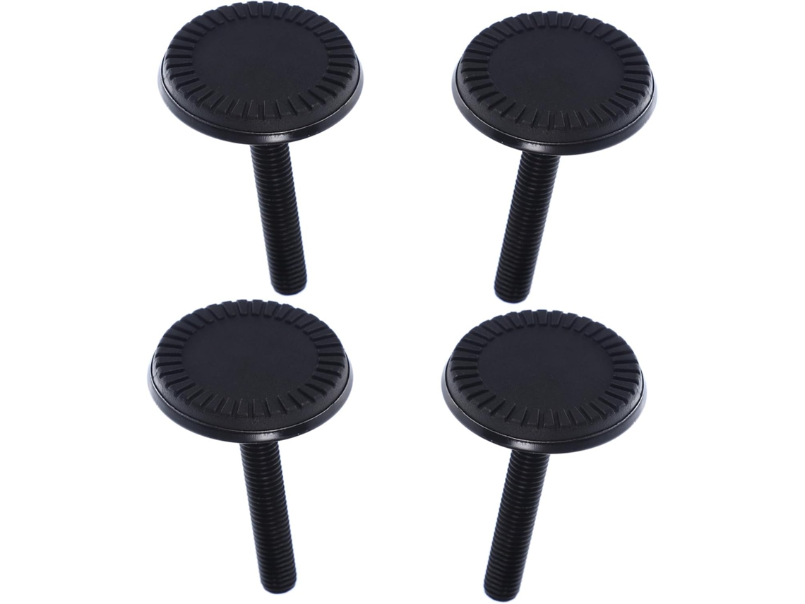 Nuobesty Conjunto De 4 Pés Niveladores Altura Ajustáveis Para Móveis, Em Aço Inoxidável, Para Mesas E Pisos Desnivelados