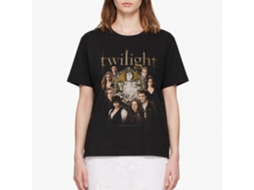 Rockinstone Twilight Movie Cullen Family With Crest Black Adult T-shirt Size:xxxl