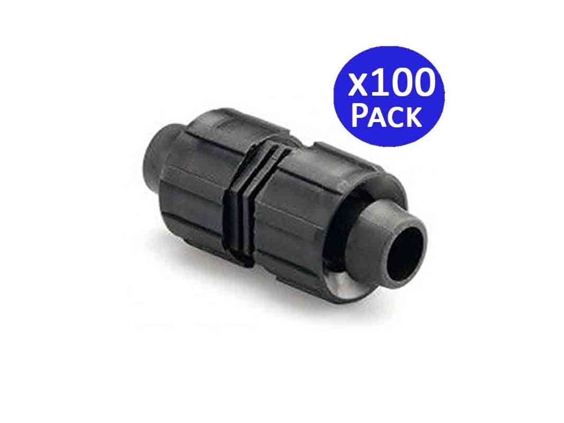 Union recta cinta de riego 16mm (Pack 100) SUINGA