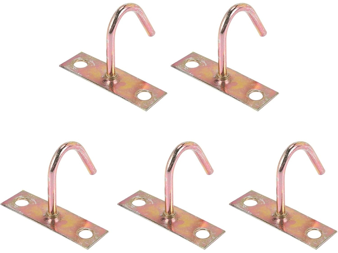 Alfxrcft 5x Gancho De Metal Em Forma J Ventilador Com Montagem No Teto 80mm