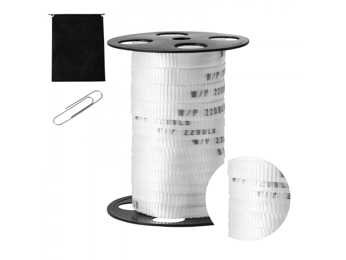 Conjunto De Fitas E Corda De Tração Em Poliéster 33m X 1,6cm Tekmaquinas