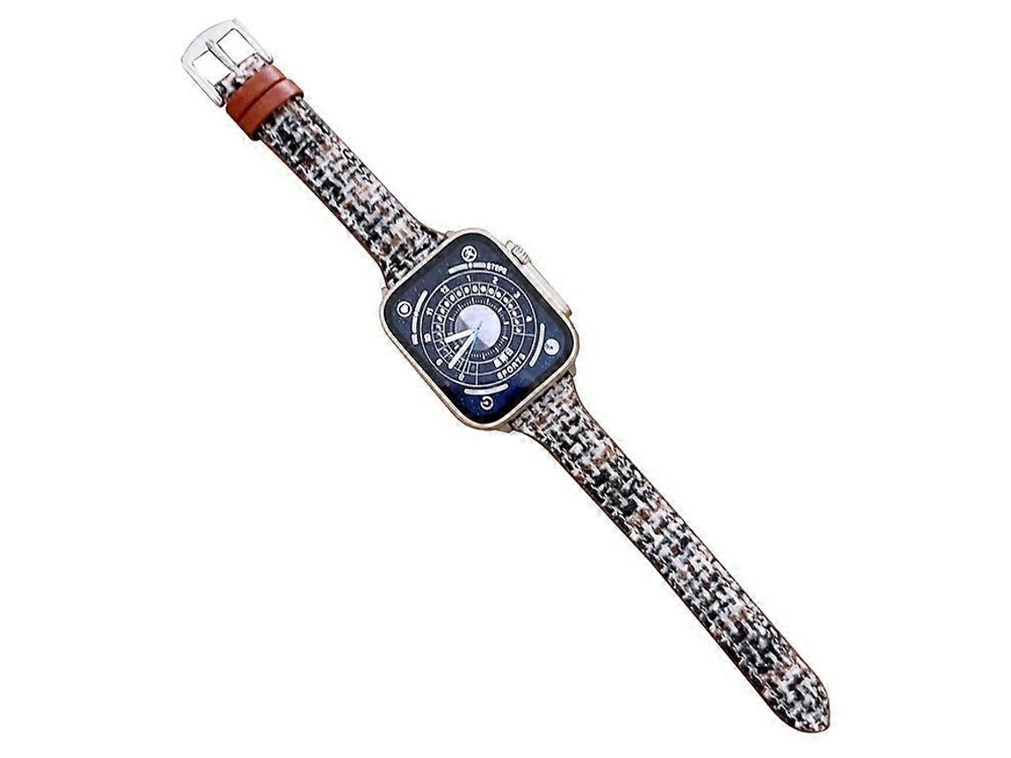 Pulseira De Lã Compatível Com Apple Watch Series 9, 8, 7, 41 Mm / 6, 5, 4 Se , Se (2023), Se 40 Mm / 3, 2, 1, 38 Mm Saisiyiky (2022)