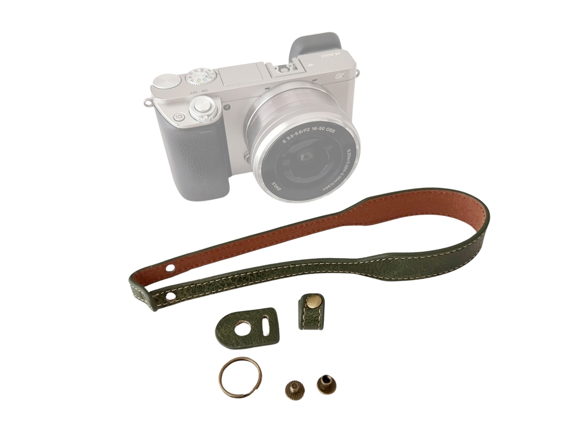 Correia De Pulso Para Câmera: Couro, Liberação Rápida, Compatível Com Dslr E Mirrorless