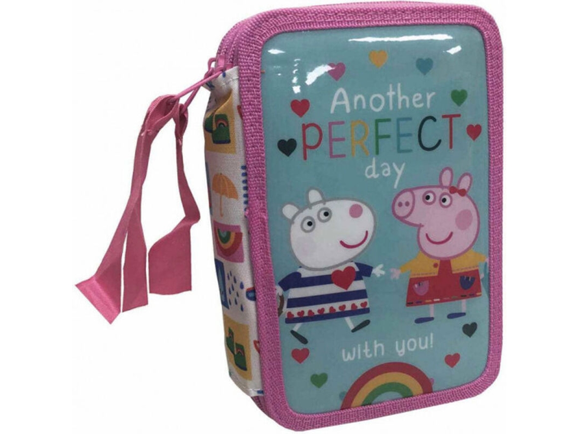Estojo De Lápis Com Enchimento Triplo Da Pepa Pig