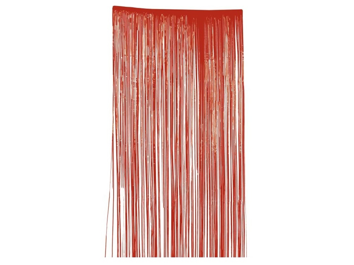 Cortina Vermelha 100x200 Cm