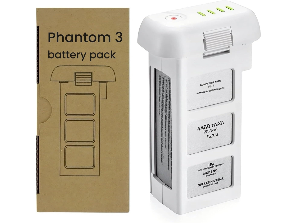 Bateria 4480mah Compatível Com Substituição Do Drone Dji Phantom 3