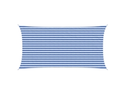 Conjunto 1 Vela De Sombra Vidaxl Azul Polietileno De Alta Densidade (2,5 X 5 M)