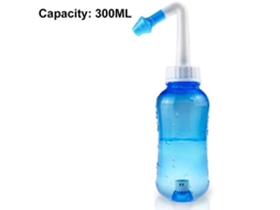 Kit de Limpeza Nasal 300ml com 30 Sachês para Lavagem de Sinus, Ideal para Alergias e Problemas Nasais