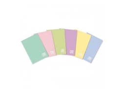 BLASETTI Caderno e Bloco One Color Pastel A4 21 Folhas Multicolor