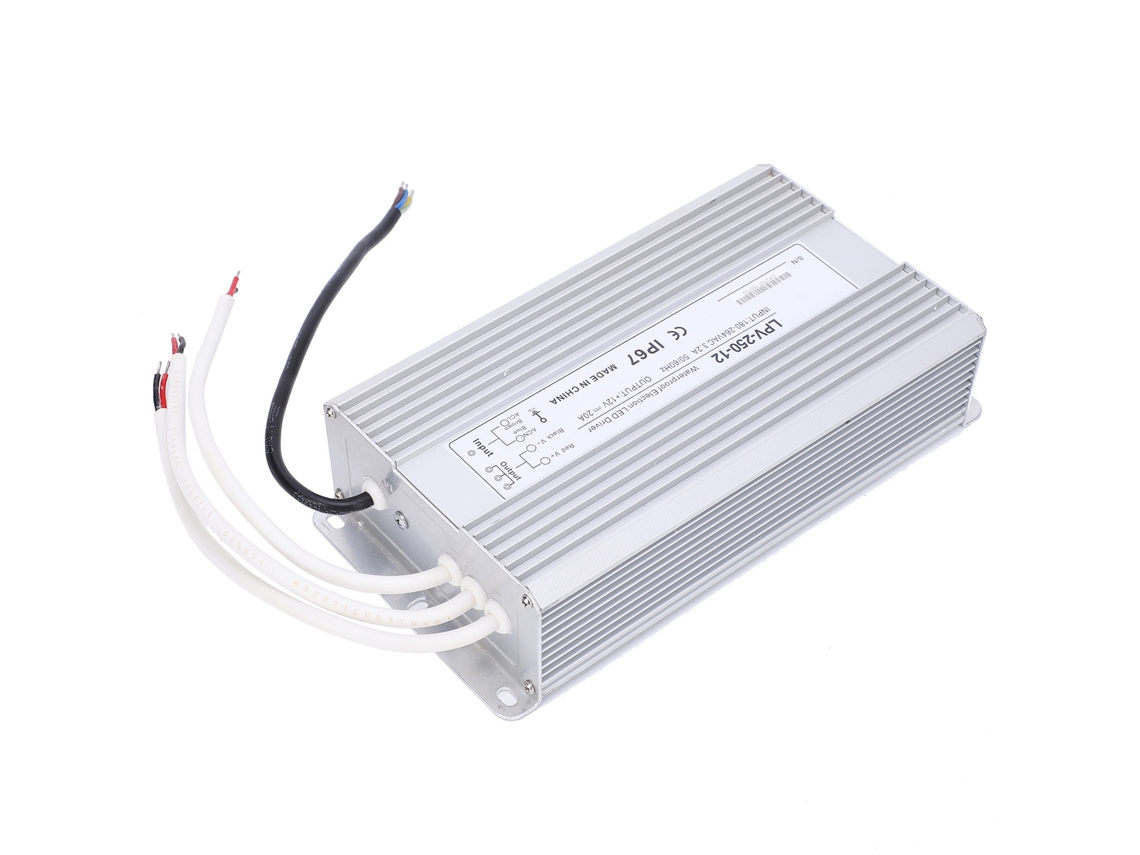 Fonte De Alimentação Chaveada À Prova D'água Berm Lpv-250-12 Dc12v 250w