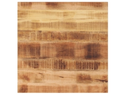 Vidaxl Tampo De Mesa Quadrado 80x80x1,5 Cm Mangueira Áspera Maciça
