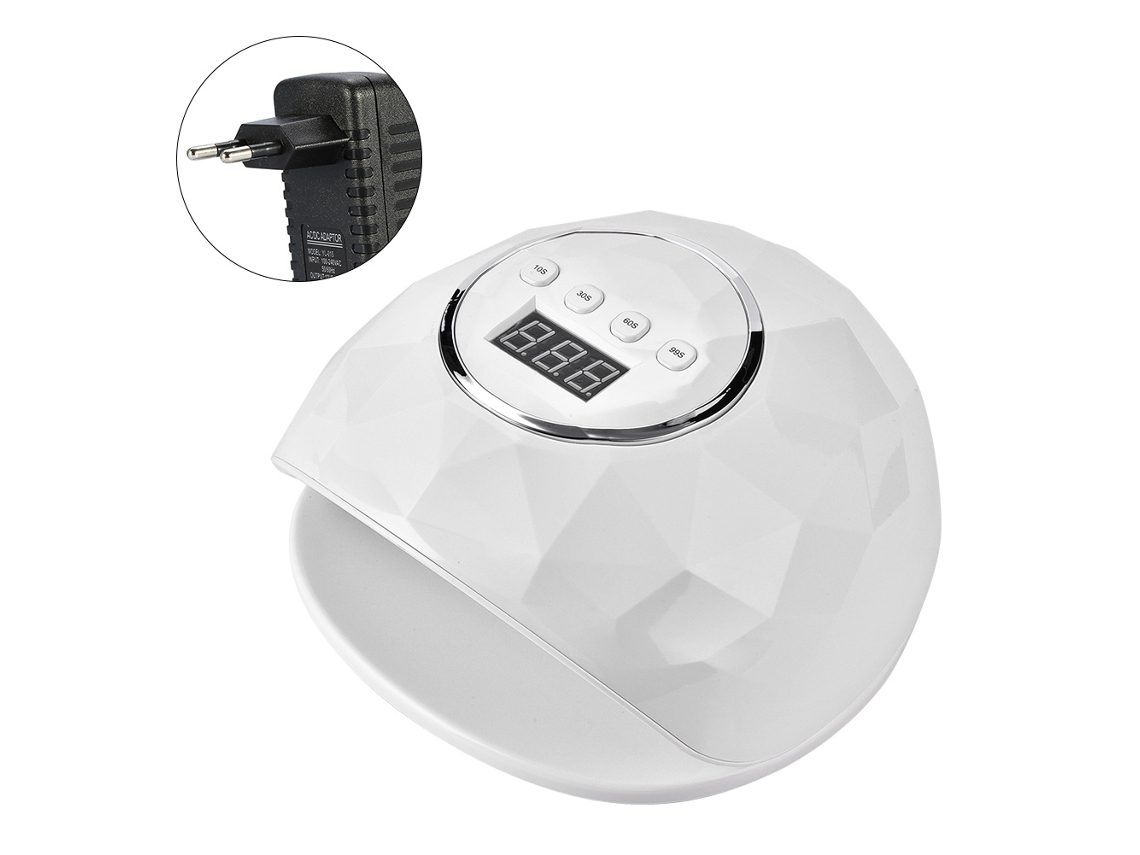 Lâmpada Led Secadora De Esmalte De Unhas Profissional 86w Para Manicure Arte De Unhas Em Branco