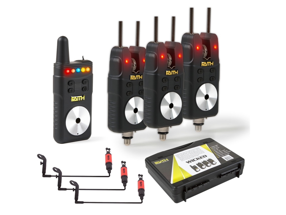 Wicked Bite Alarm Set 3+1 Com Indicators