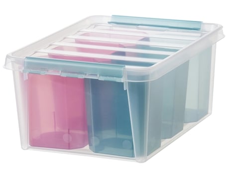 Caixa de Armazenamento SMARTSTORE Color 15 com Encarte 14 Litros