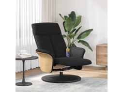 Vidaxl Cadeira De Massagem Recliner Preto 79 X 87 X 104,5 Cm Tecido