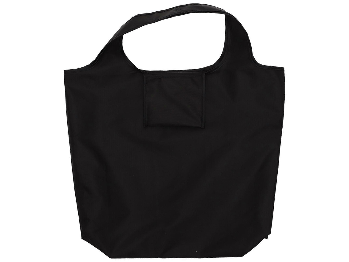 Sacola de Compras Dobrável para o Dia a Dia, Preta, 64 X 53 X 10 Cm, Ideal para Transportar Itens Pesados ​​ . GOKOCO (1 Unidade)