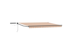 Conjunto 1 Toldo Elétrico Vidaxl Azul Poliéster (5 X 3 M)