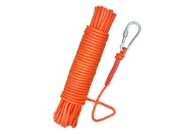 Linha de Pesca Magnética 10m, Grossa com Mosquetão, Corda Nylon Alta Resistência, Segurança. AQUAFORGE