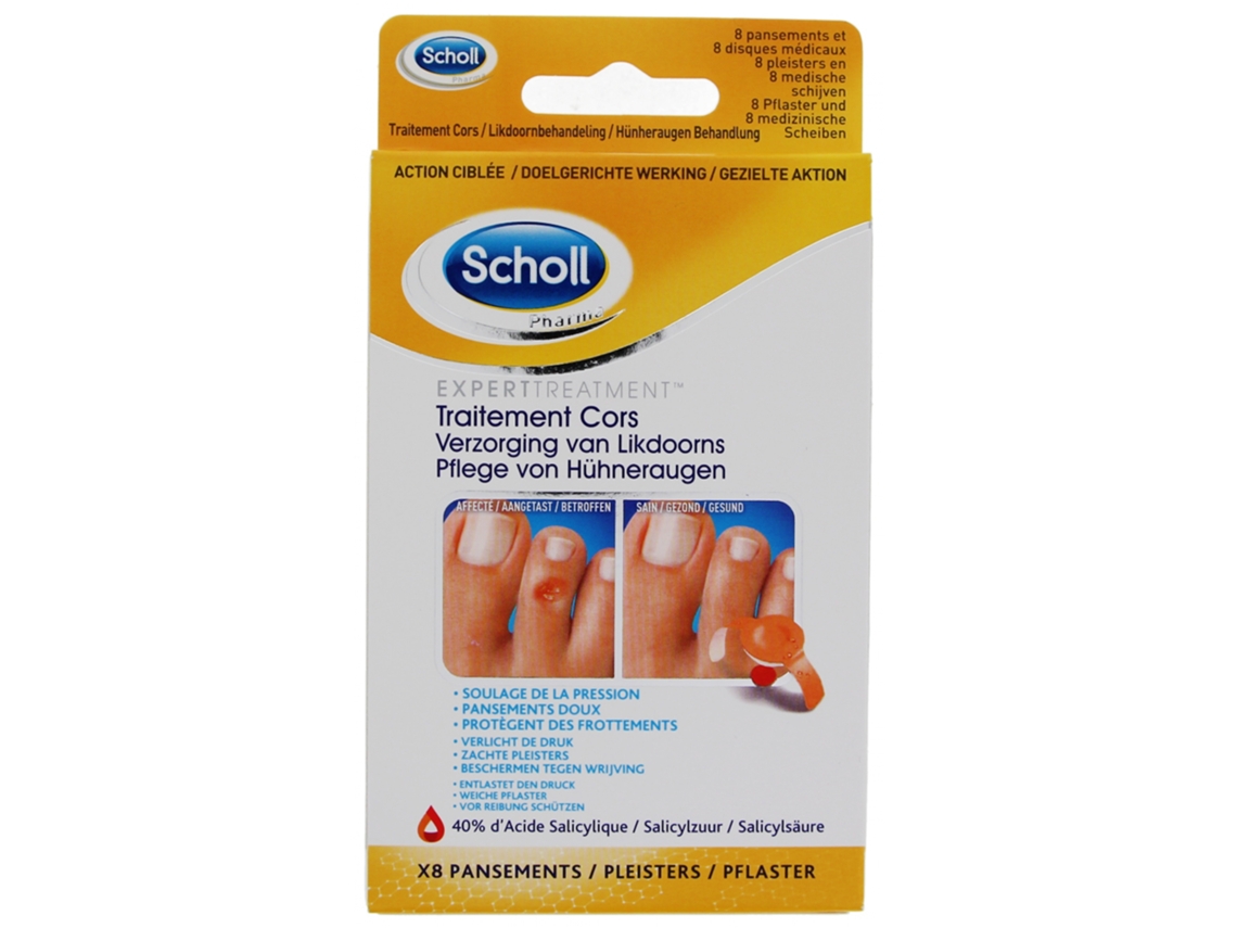 Tratamento de Calos Curativos 8 Curativos SCHOLL