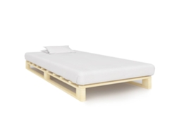 Vidaxl Estrutura De Cama Em Paletes Pinho Maciço 100x200 Cm