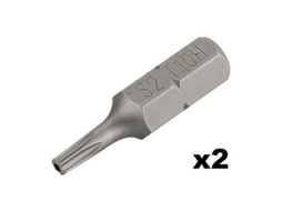 Ponta de chave de fenda Torx Tamper T10 (25mm) - KREATOR - 2 peças