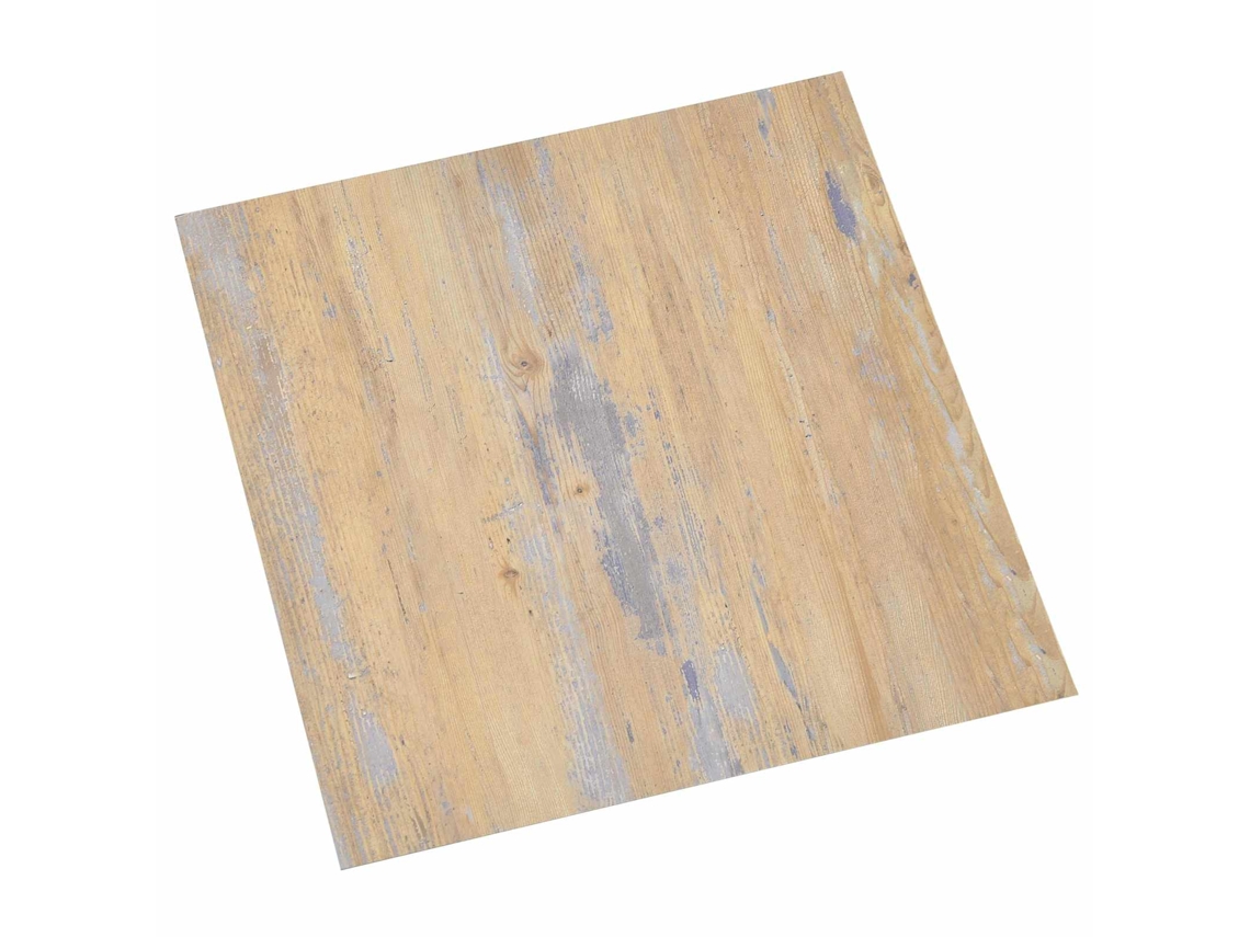 Pranchas de Piso 5,11 M² 55 Pcs Pvc Marrom e Cinza MAISON EXCLUSIVE