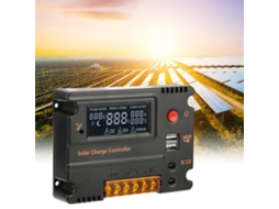 Controlador Solar 12v Lcd Inteligente 10a Com Display