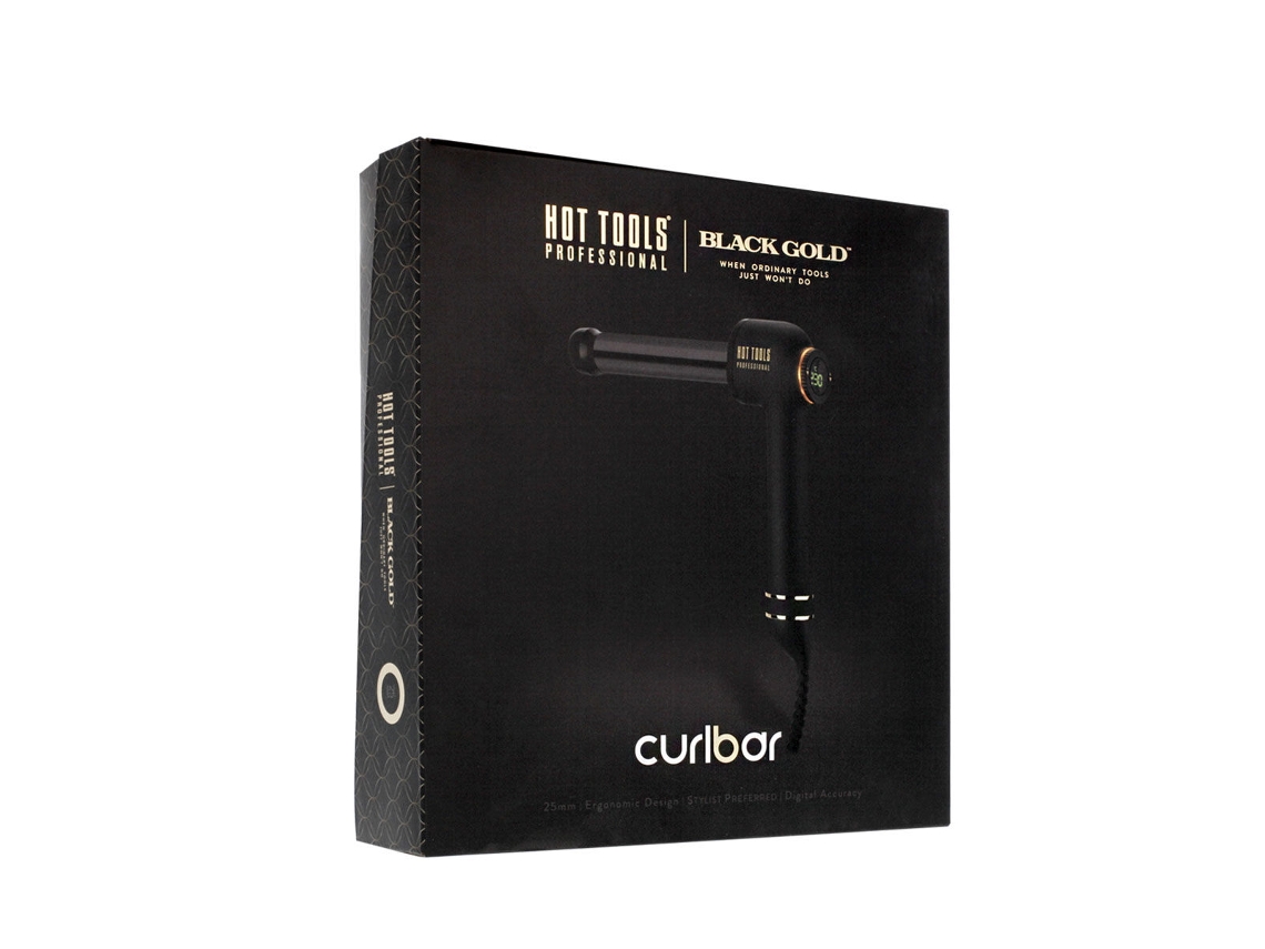 Pinças para O Cabelo  HOT TOOLS Curlbar Black Gold