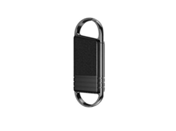 Mini Chaveiro Usb Ativa Gravador Digital, Mp3 Player De 192kbps Para Gravação 8gb Yizhood (preto)