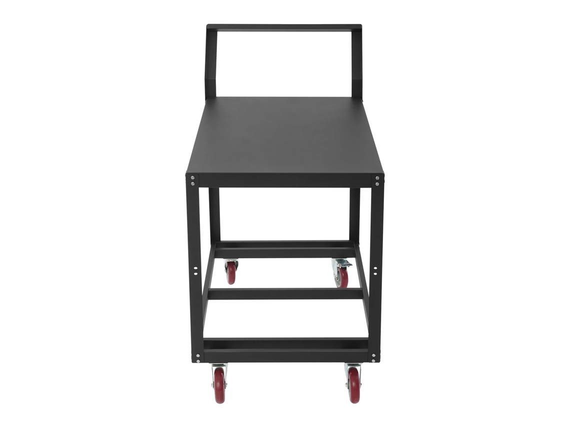 Carrinho De Utilidade, Aço De Alta Resistência, Design Móvel, Preto